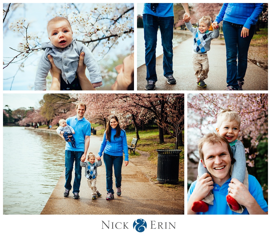 Cherry Blossom Family Portrait